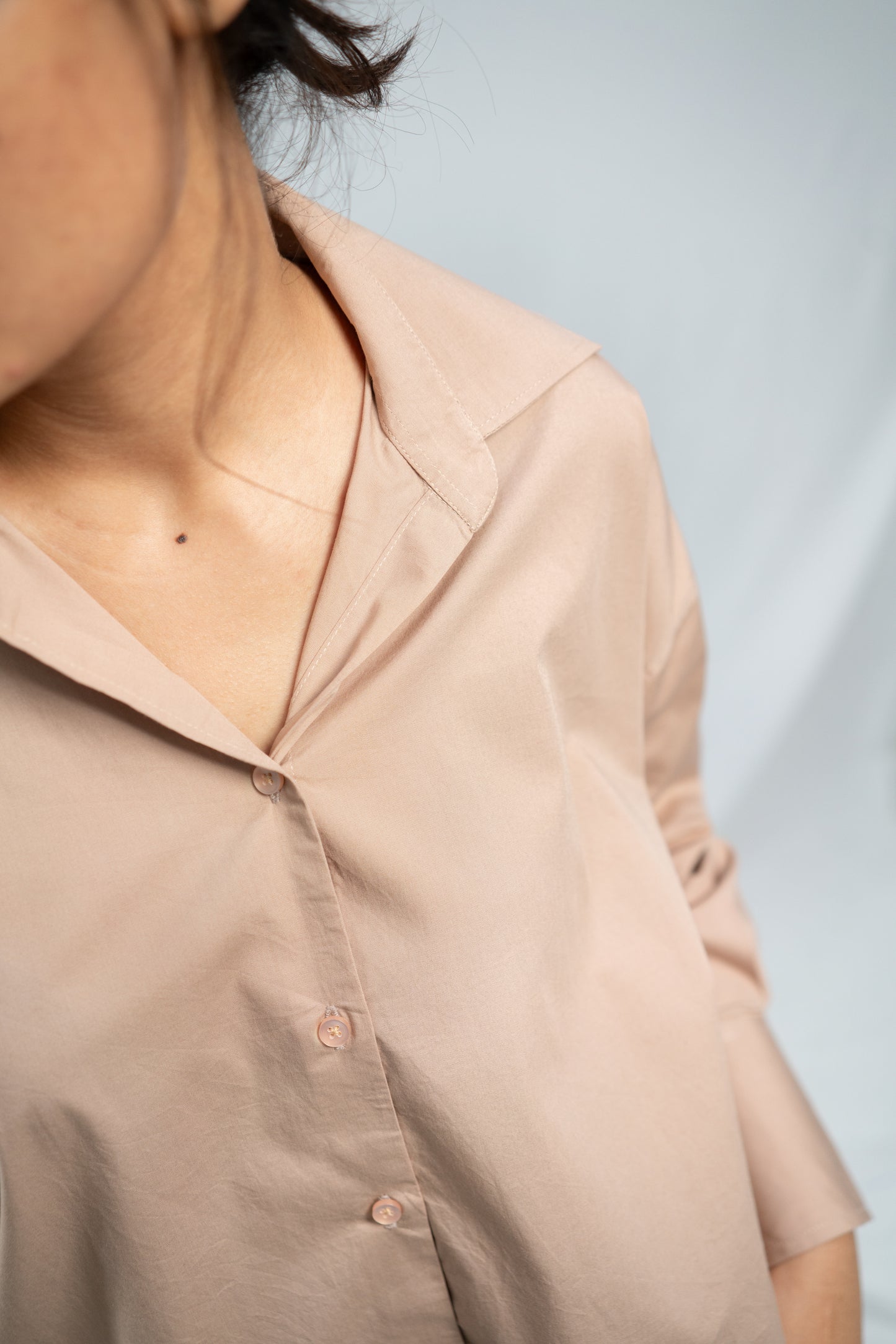 OVERSIZED BUTTON-UP SHIRT