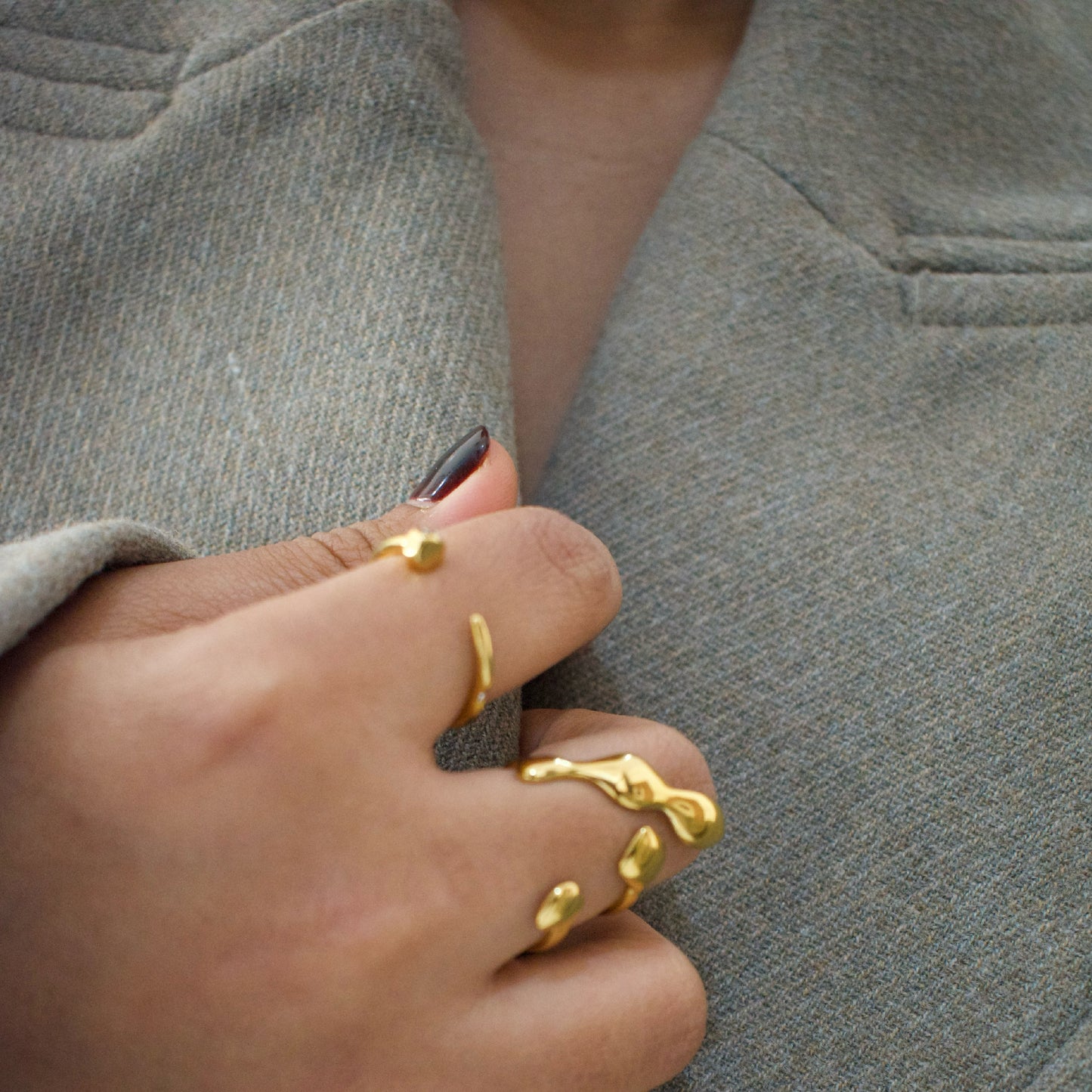 Scarlet Sculpt Ring