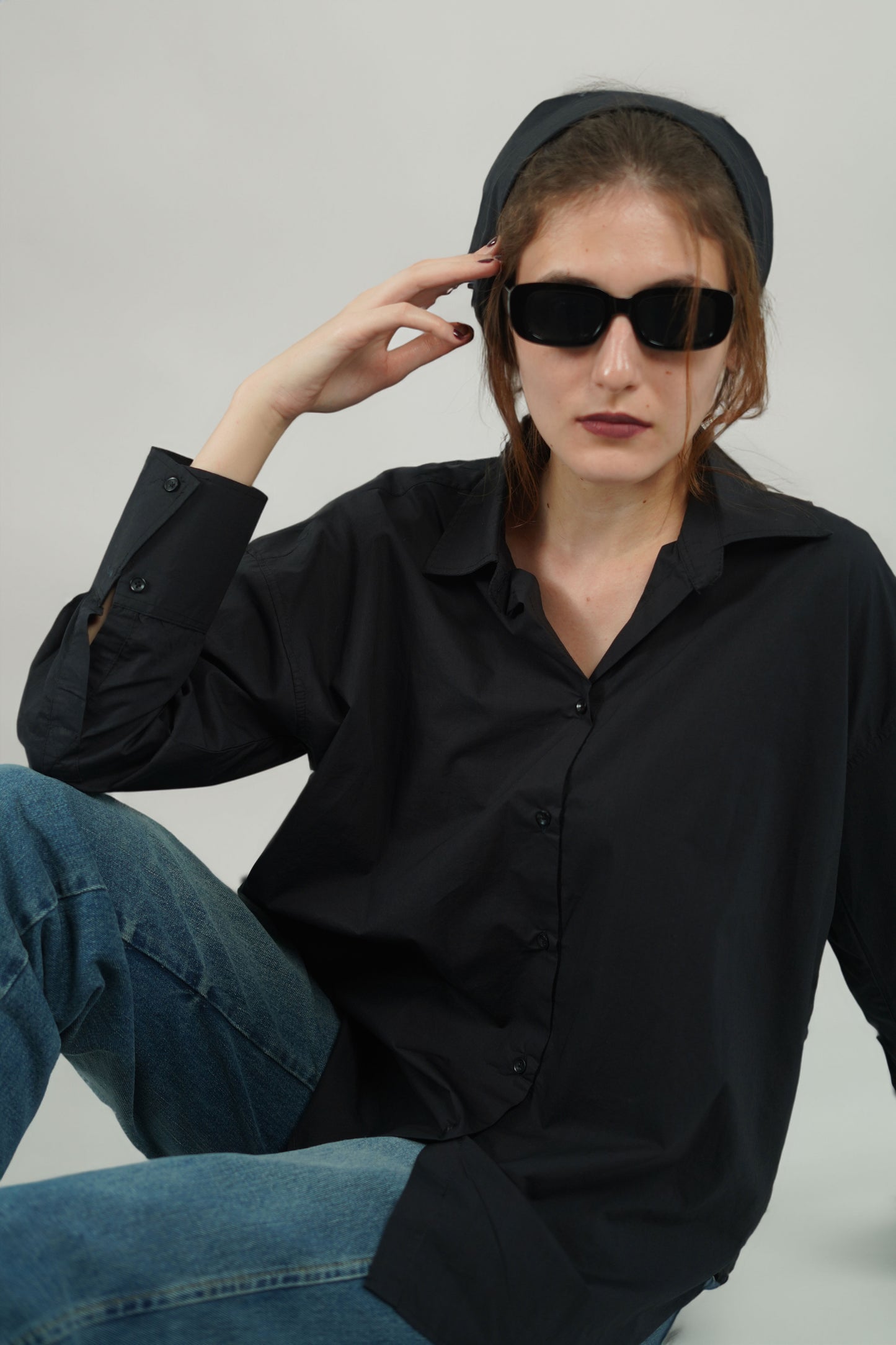 OVERSIZED BUTTON-UP SHIRT