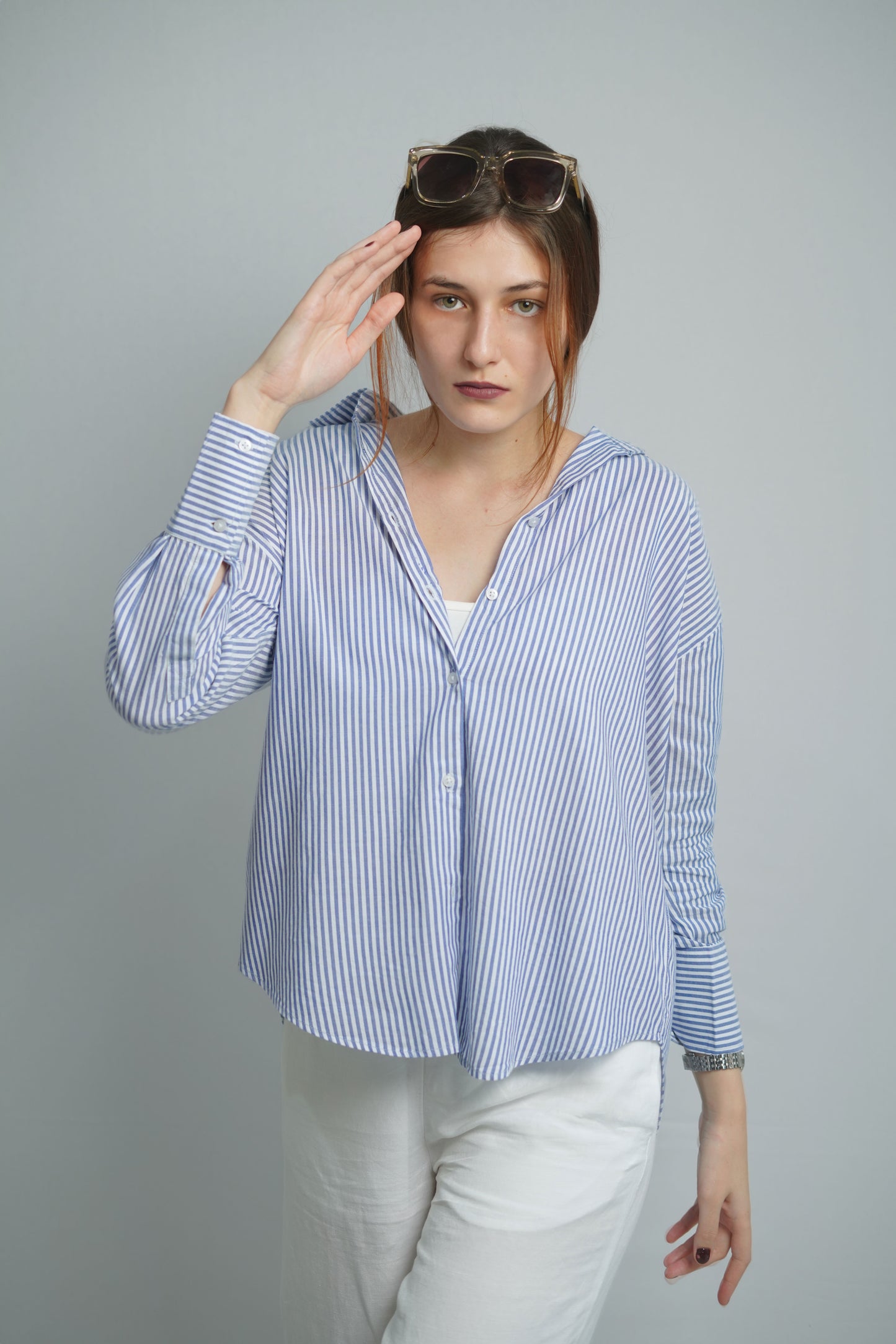 OVERSIZED BUTTON-UP SHIRT