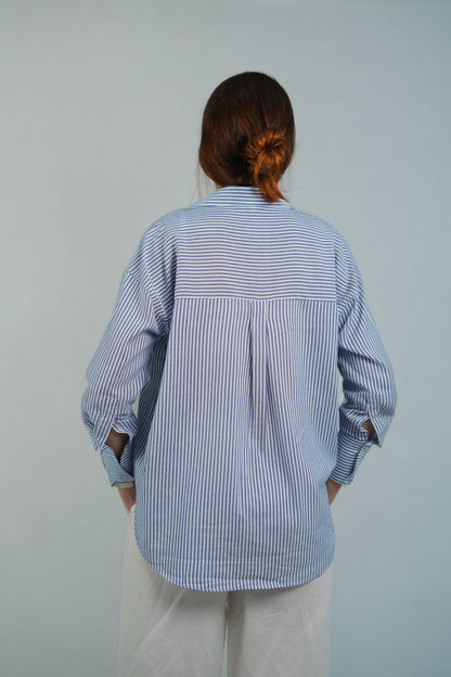 OVERSIZED BUTTON-UP SHIRT