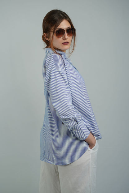 OVERSIZED BUTTON-UP SHIRT