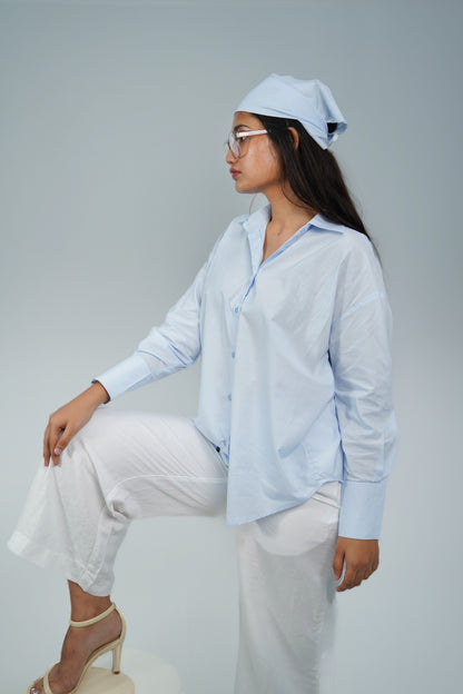 OVERSIZED BUTTON-UP SHIRT